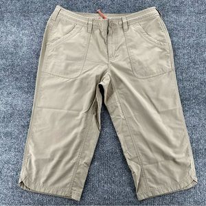 The North‎ Face Pants Womens 6 Tan Horizon ll Capri Hiking Casual